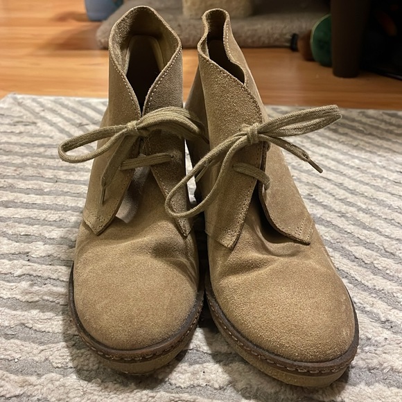 J. Crew Suede Wedge Booties - Picture 2 of 6